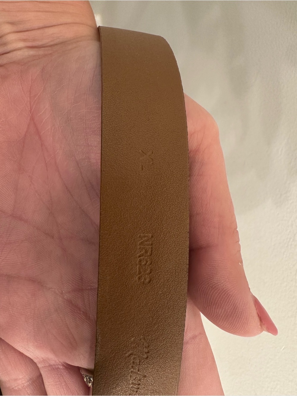 Madewell Triple Keeper Suede Belt SZ XL - Picture 4 of 5